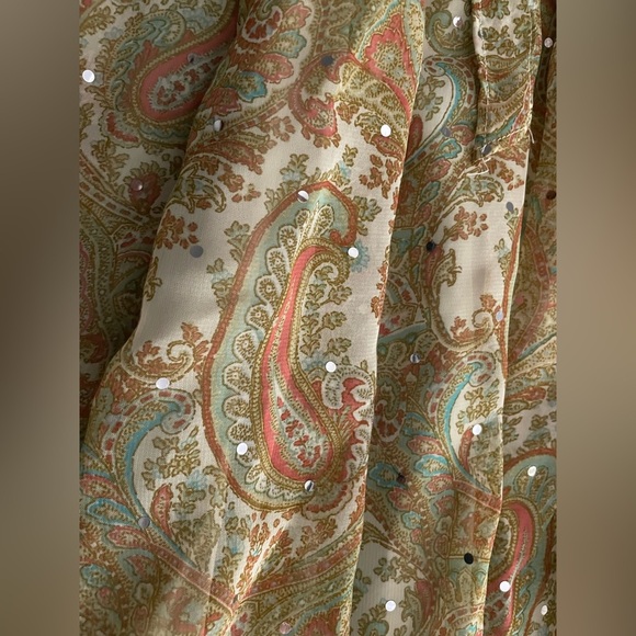 Hype Paisley Dress new with tag girls size 16 - Picture 9 of 9